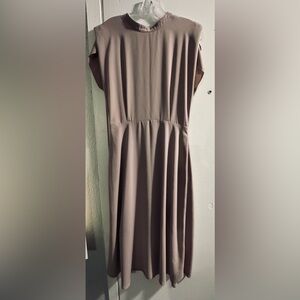 ASOS Taupe Midi Dress